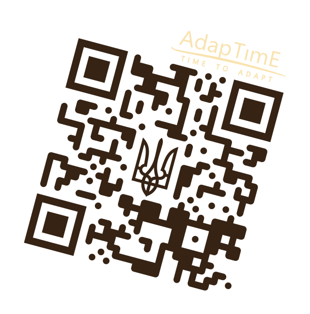 AdaptTime QR Code for Touch Your Heart project | AdaptTime QR код для проєкту Доторкнись Свого Серця